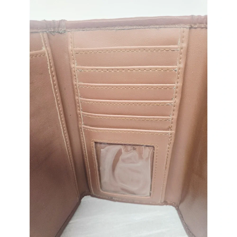 Manhattan Wallet Water‎ Buffalo Outdoor Brown Tan Long Leather Billfold
